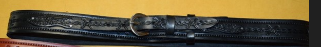 1 1/2" WIDE HAND MADE RANGER BELTS barbwire embossed (Copy)